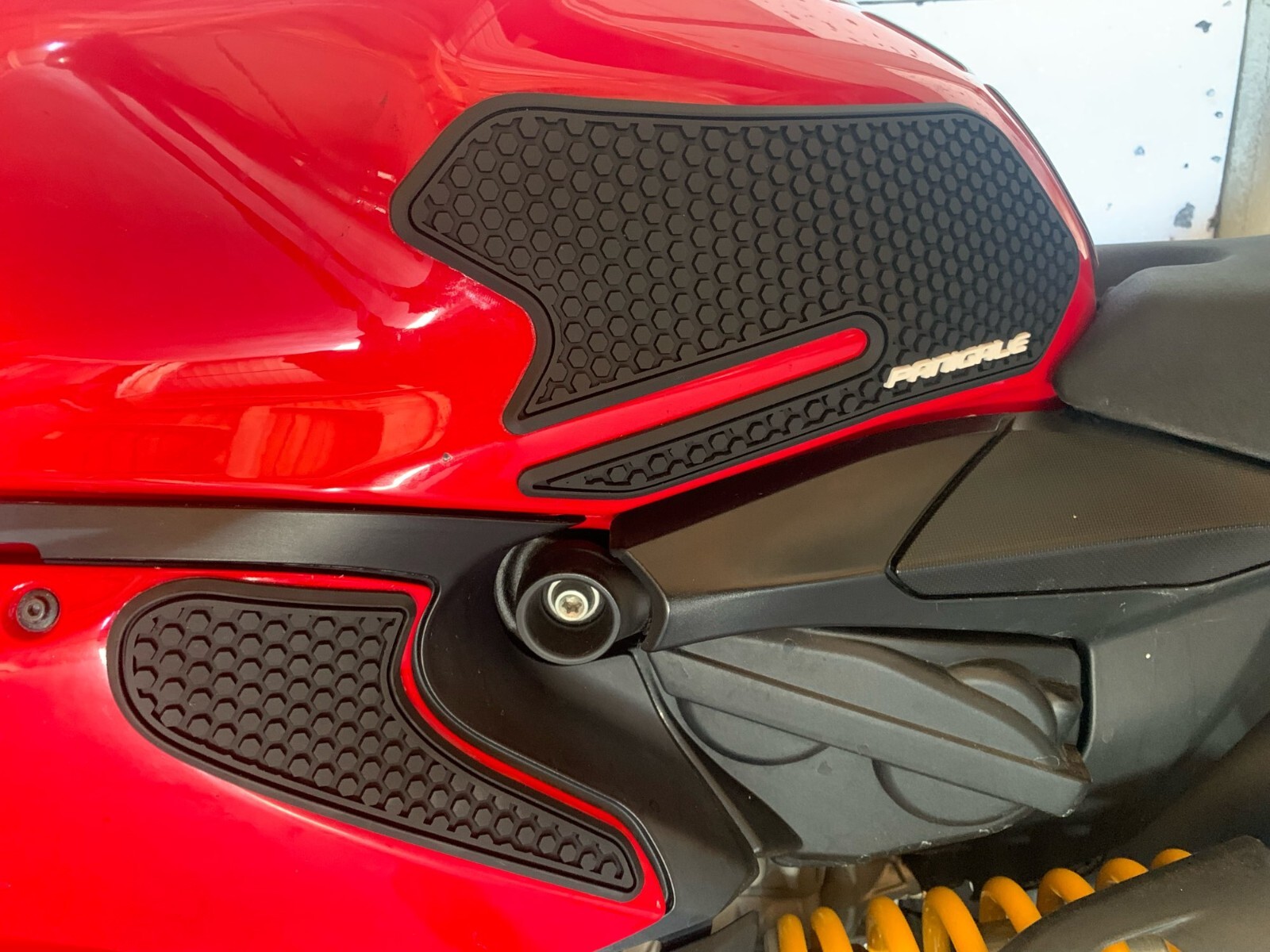Traction Tank Pad set For DUCATI PANIGALE V2 899 959 1199 1299 Anti Slip Sticker