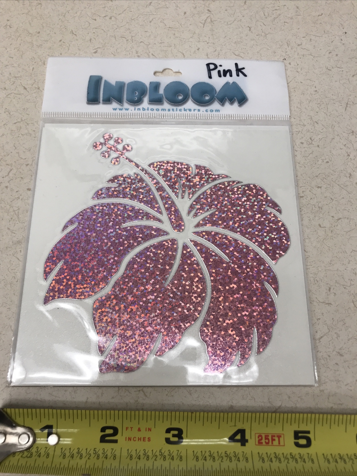 NEW Hawaiian Hibiscus Flower Beach Sticker Vinyl Car Decal Choose Your Color