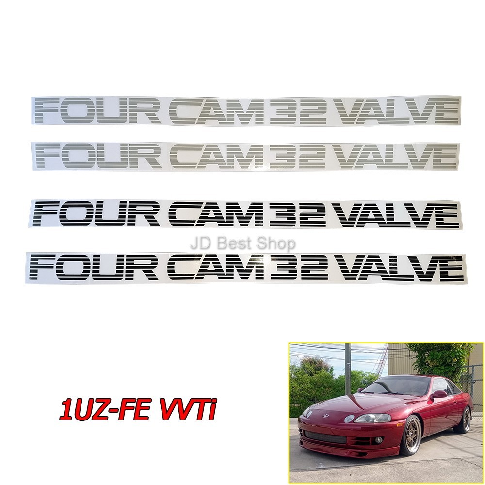 1UZ-FE VVTi JDM Four 32valve Sticker Side For Toyota Lexus LS400 GS400 SC400 JDM