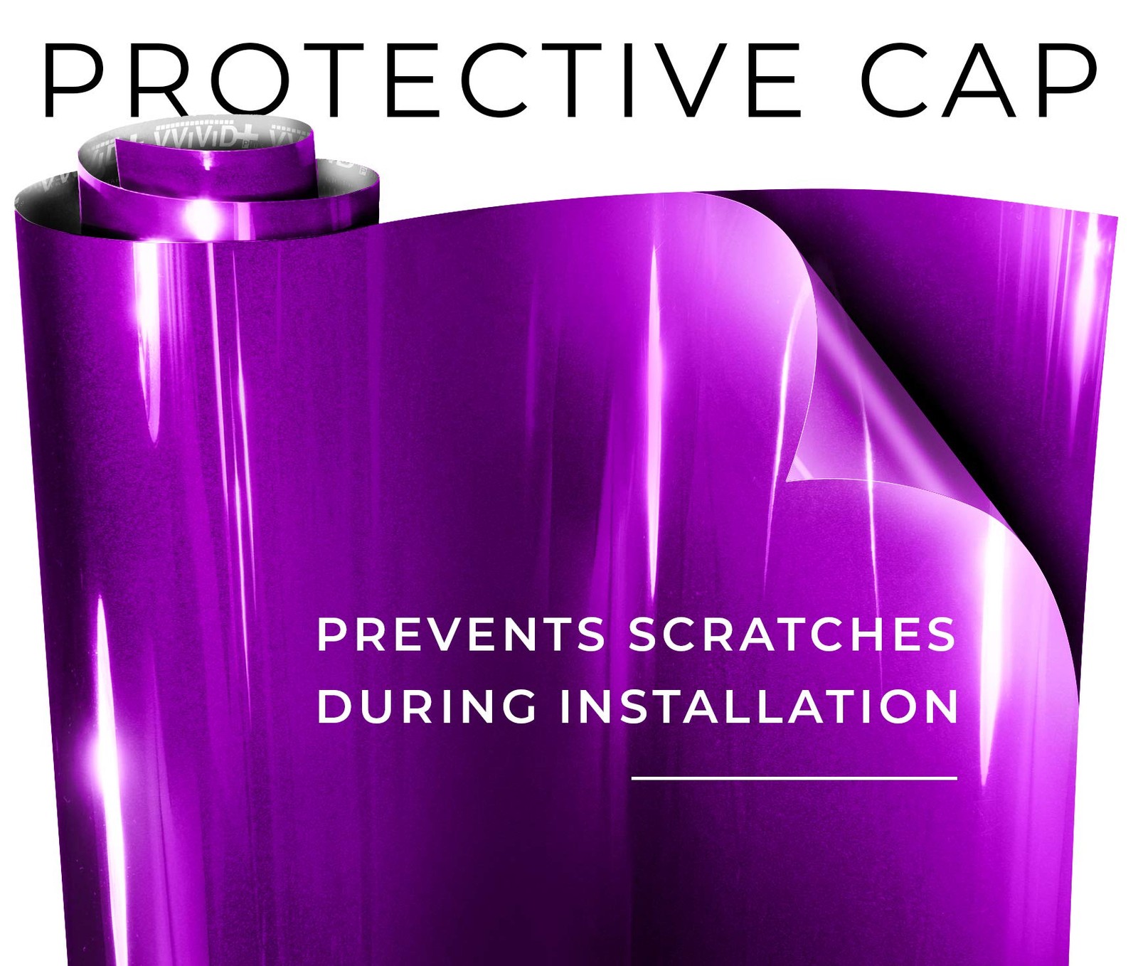 Vinyl Car Wrap 15ft x 5ft Ultra Gloss Candy Purple Self Adhesive VViViD+