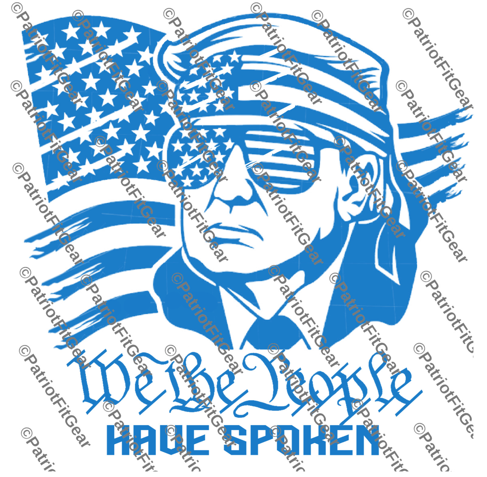 Trump,Flag,We The People Have Spoken,God Family Country,1A,2A,Custom Vinyl Decal