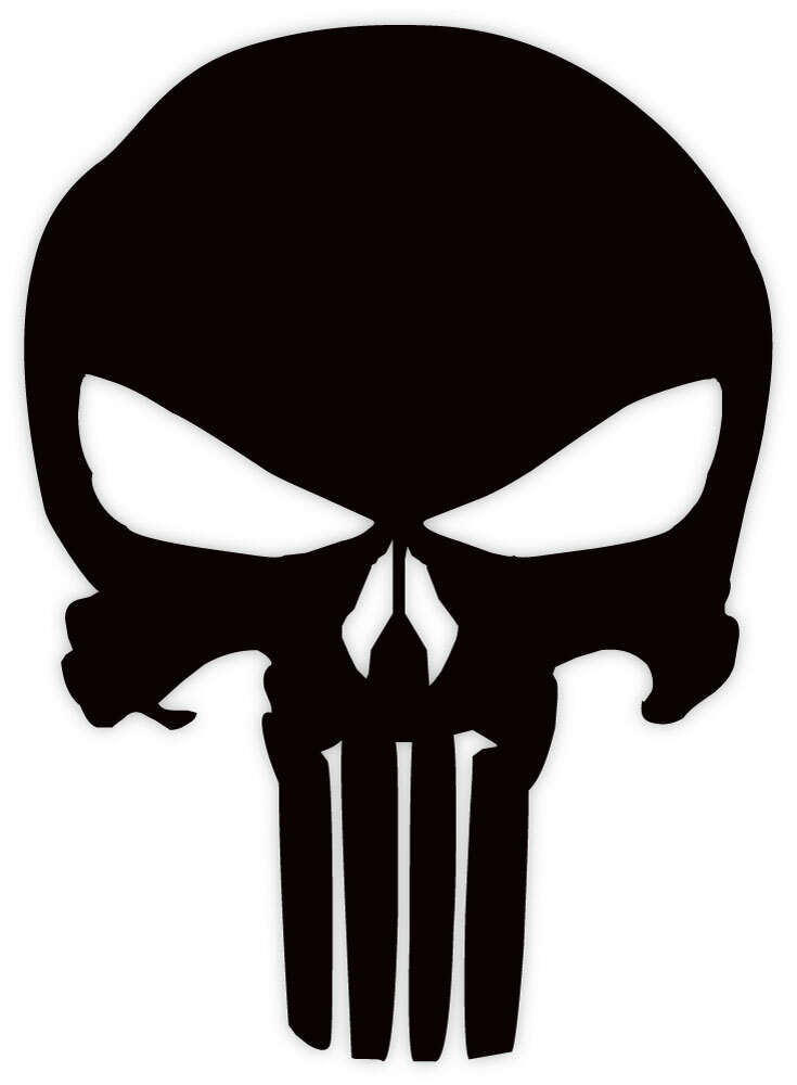 Punisher sticker decal 4″ x 5″