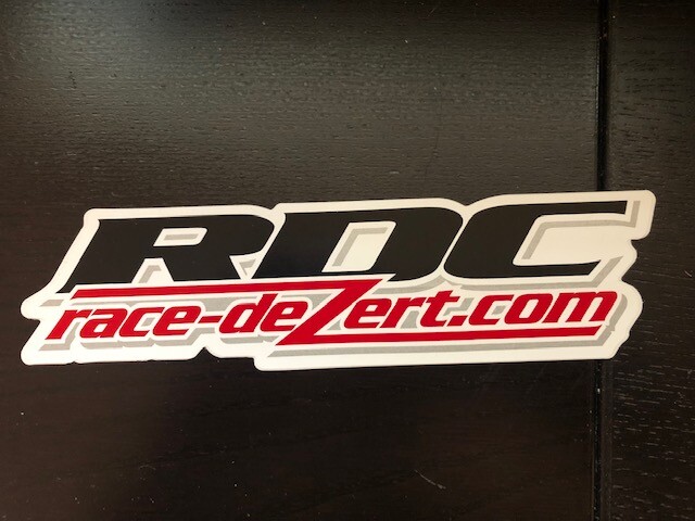 Race-Dezert Baja Racing RACES CLASSIFIEDS 7″X2″ STICKER