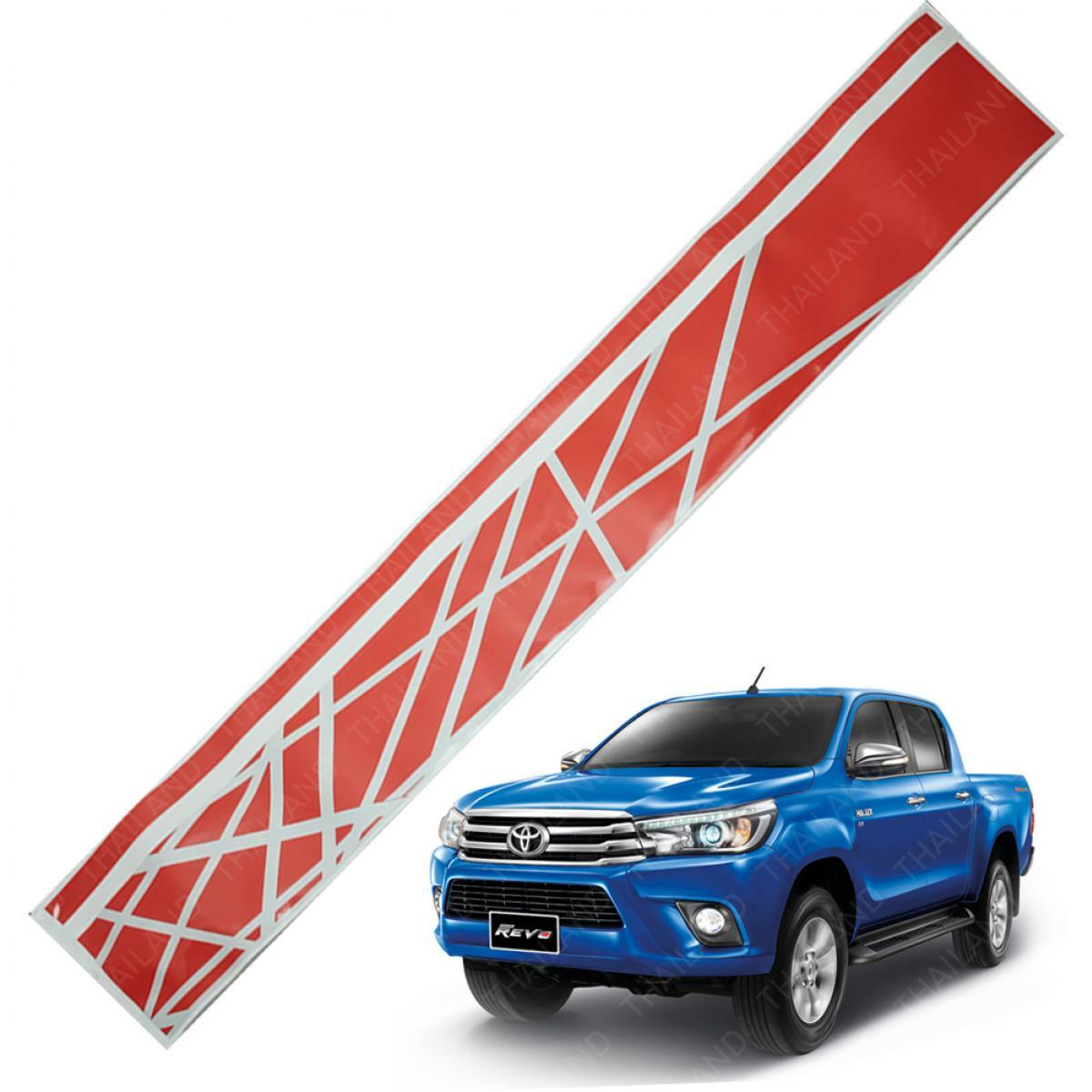 Front Hood Sticker Red Style Trim 1 Pc Fits Toyota Hilux Revo SR5 2015 – 2017