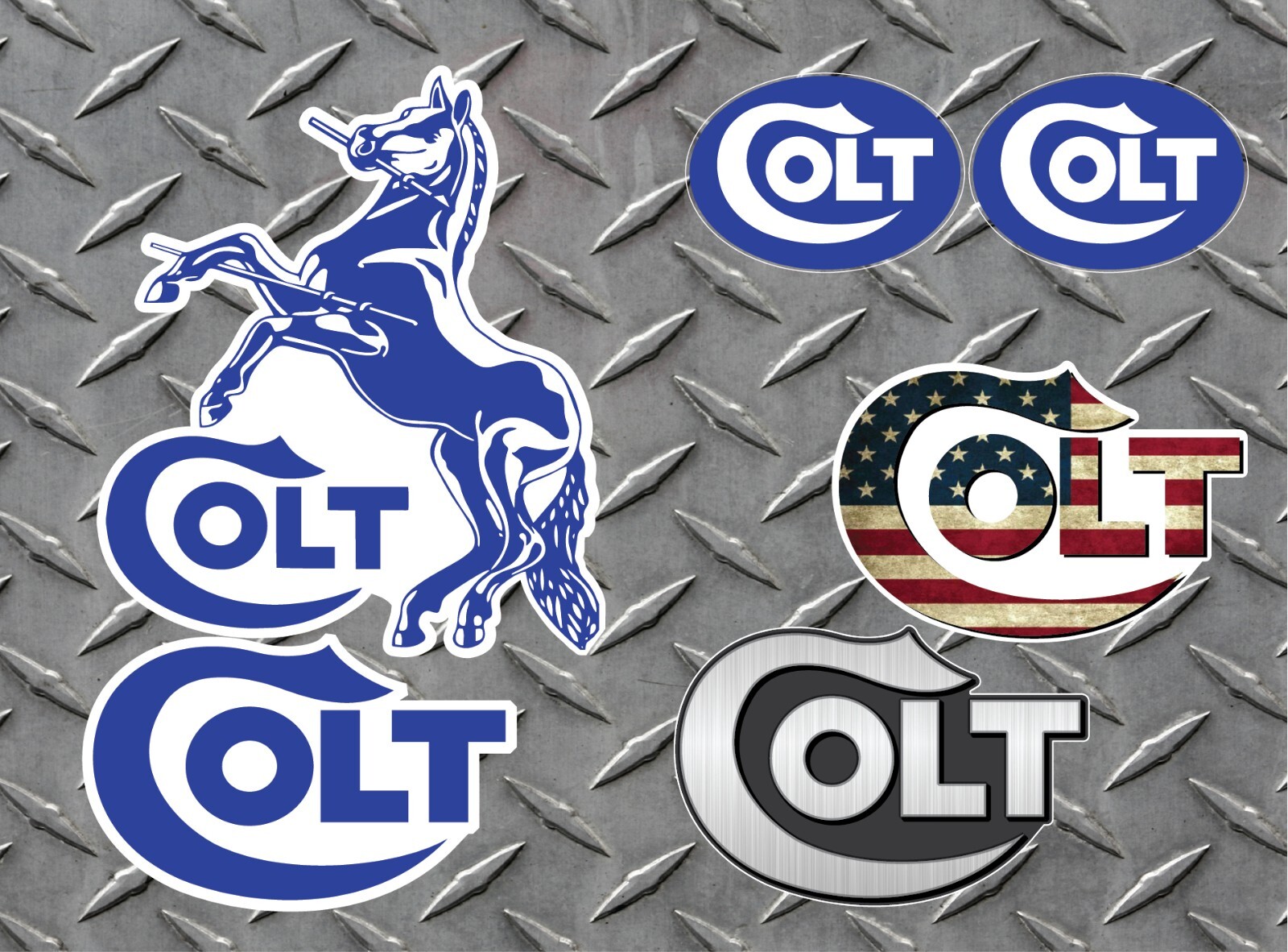6 Colt Decals – Vinyl Decals Hunting Firearms Indoor or Outdoor High Quality