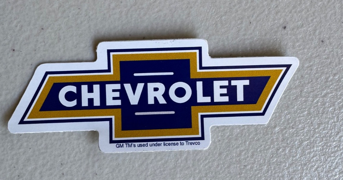 Chevrolet Bowtie Decal Die Cut Chevrolet Bow Tie Sticker 4″