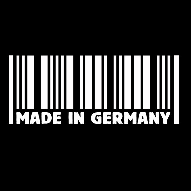 MADE IN GERMANY Image Barcode JDM Drifts Car Truck Vinyl Decal
