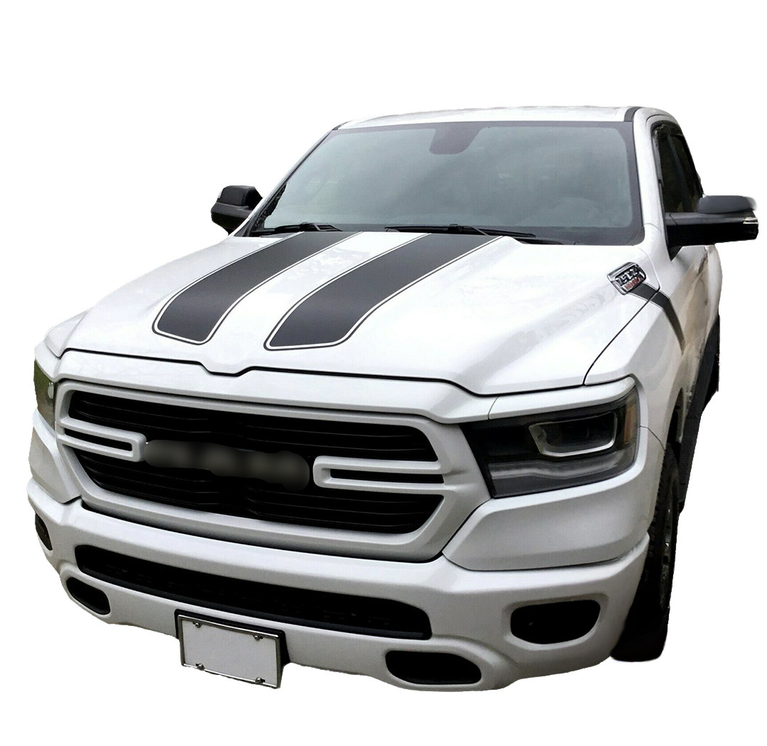 Rally Hood Decals Racing Stripes Fit Any Car or Truck DIY Add your Own Text