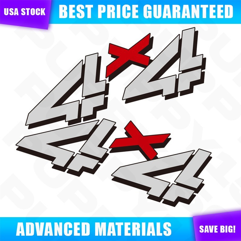 99-06 For Sierra Silverado 4×4 decals – F – bed side truck stickers 1500 2500 HD