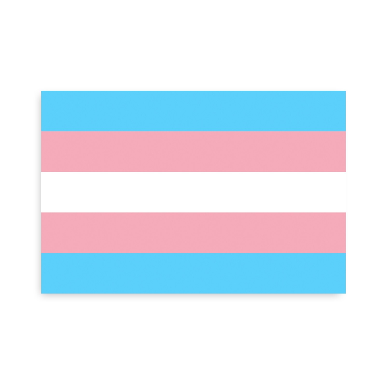 Transgender Pride Flag Sticker – [4” x 6”]