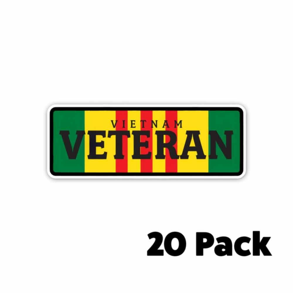 Vietnam Veteran Sticker Decal Vinyl viet vet pride honor served MULTI PACK