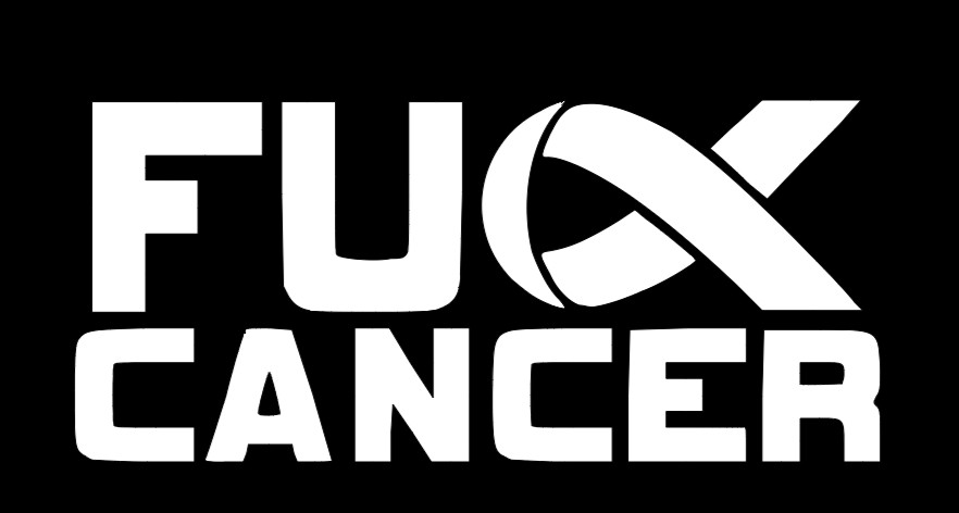 F**k Cancer Awareness Ribbon DieCut Vinyl Window Decal Sticker Car Truck SUV JDM
