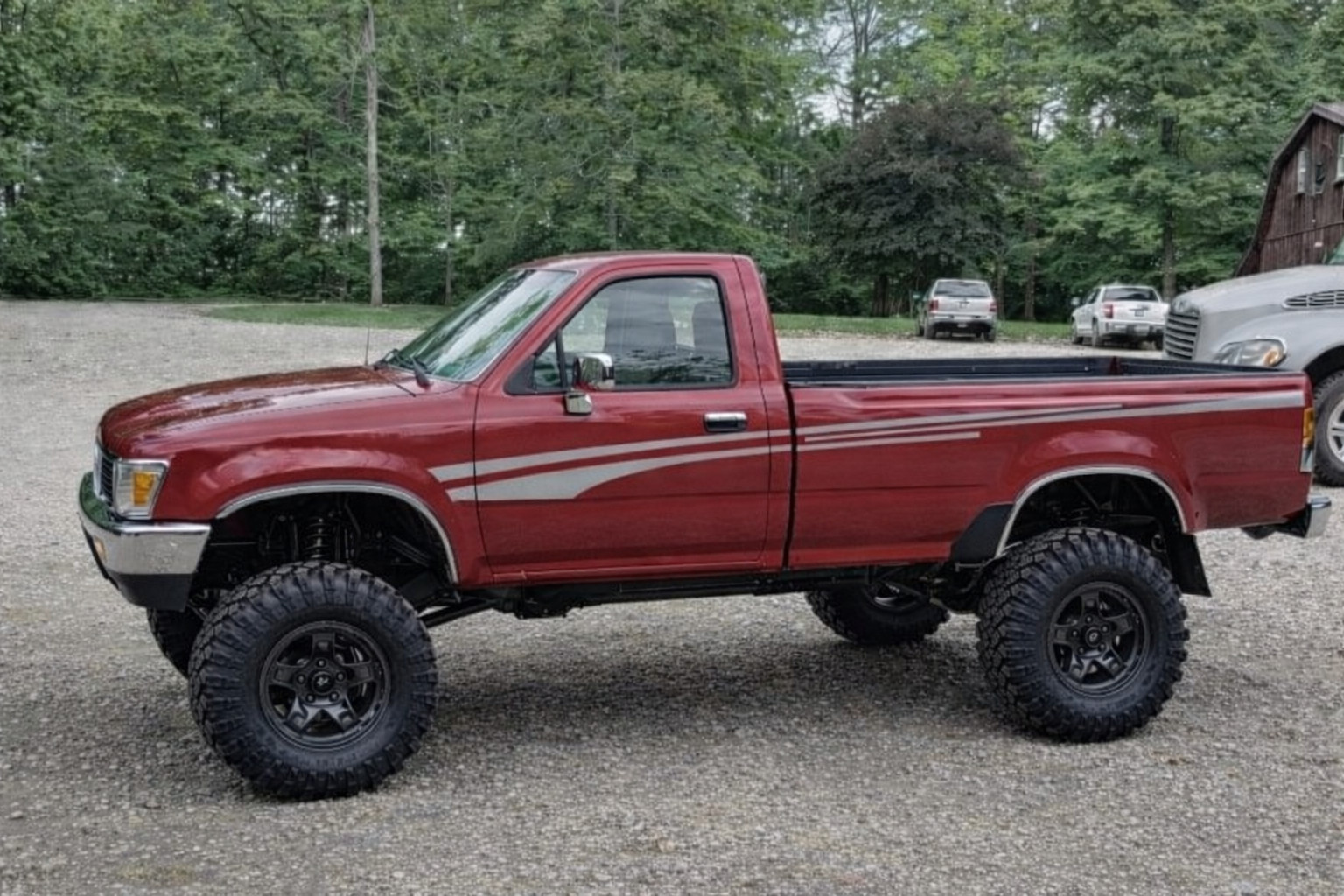 Vintage Style Retro Vinyl Graphics Compatible With Toyota Pickup Regular Cab