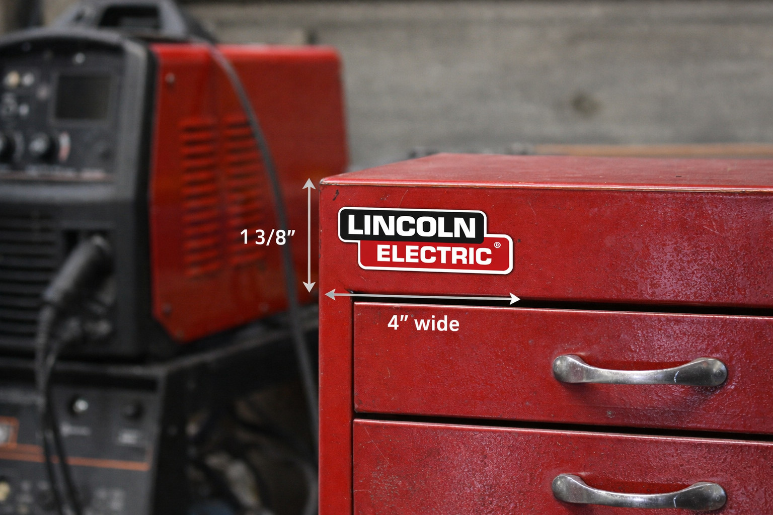 Lincoln Electric (2) Decal Stickers Free Shipping and Tracking 4″ P77