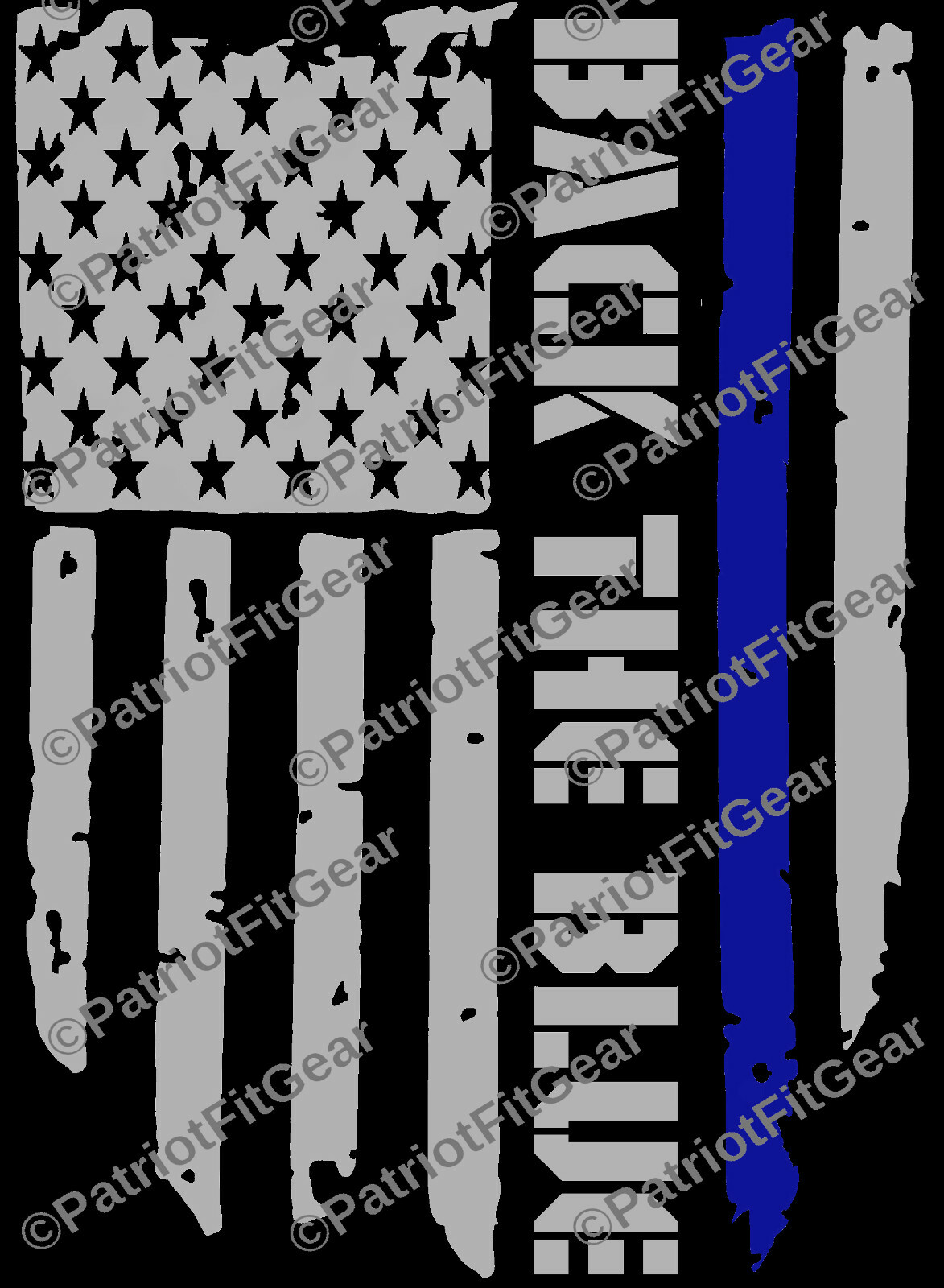 Back The Blue,Flag,Law Enforcement,ICE,Support Law Enforcement,Vinyl Decal