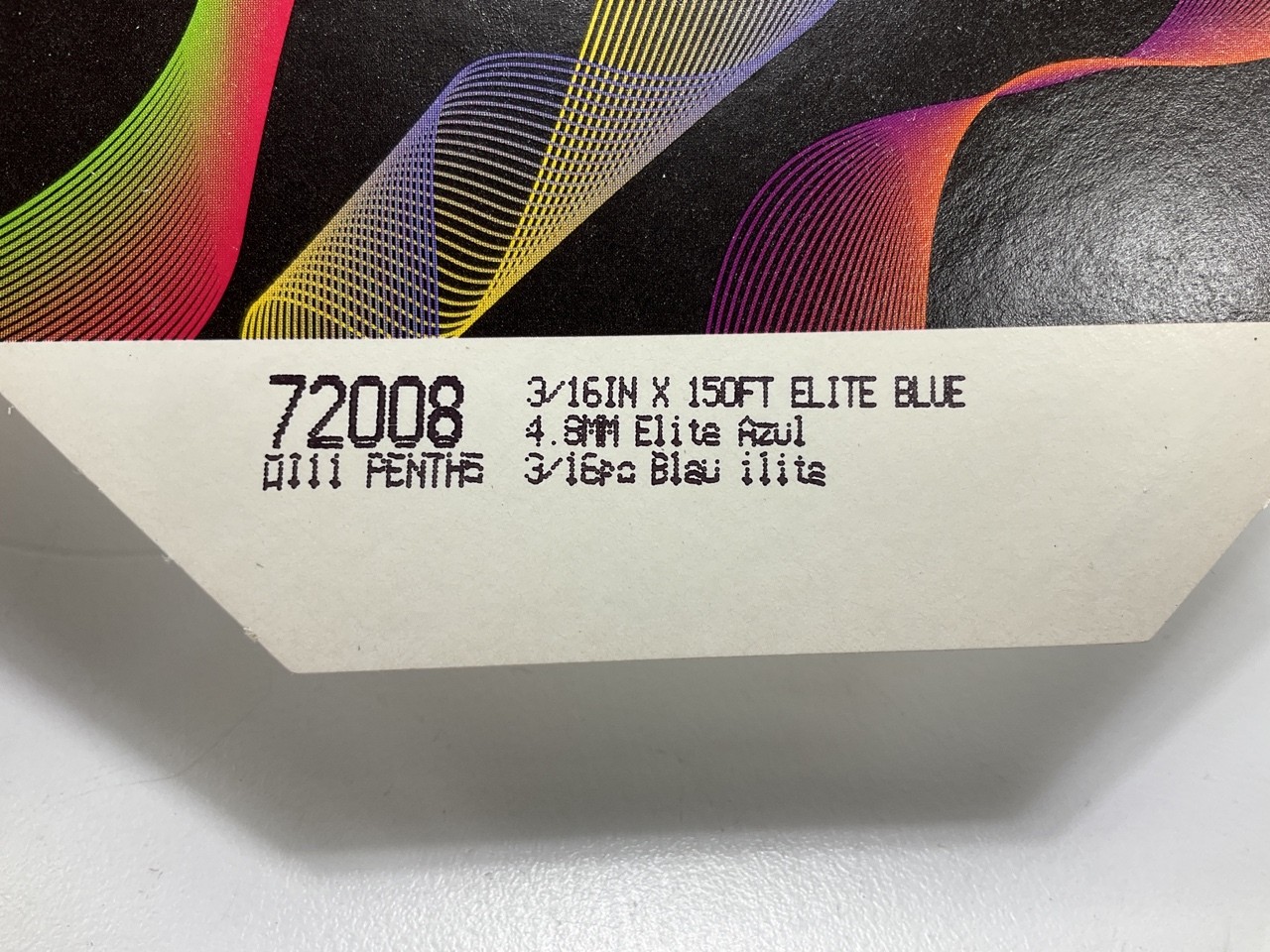 3M 72008 3/16 In X 150 FEET Double Stripe/Single Color Blue Striping Stripe Tape