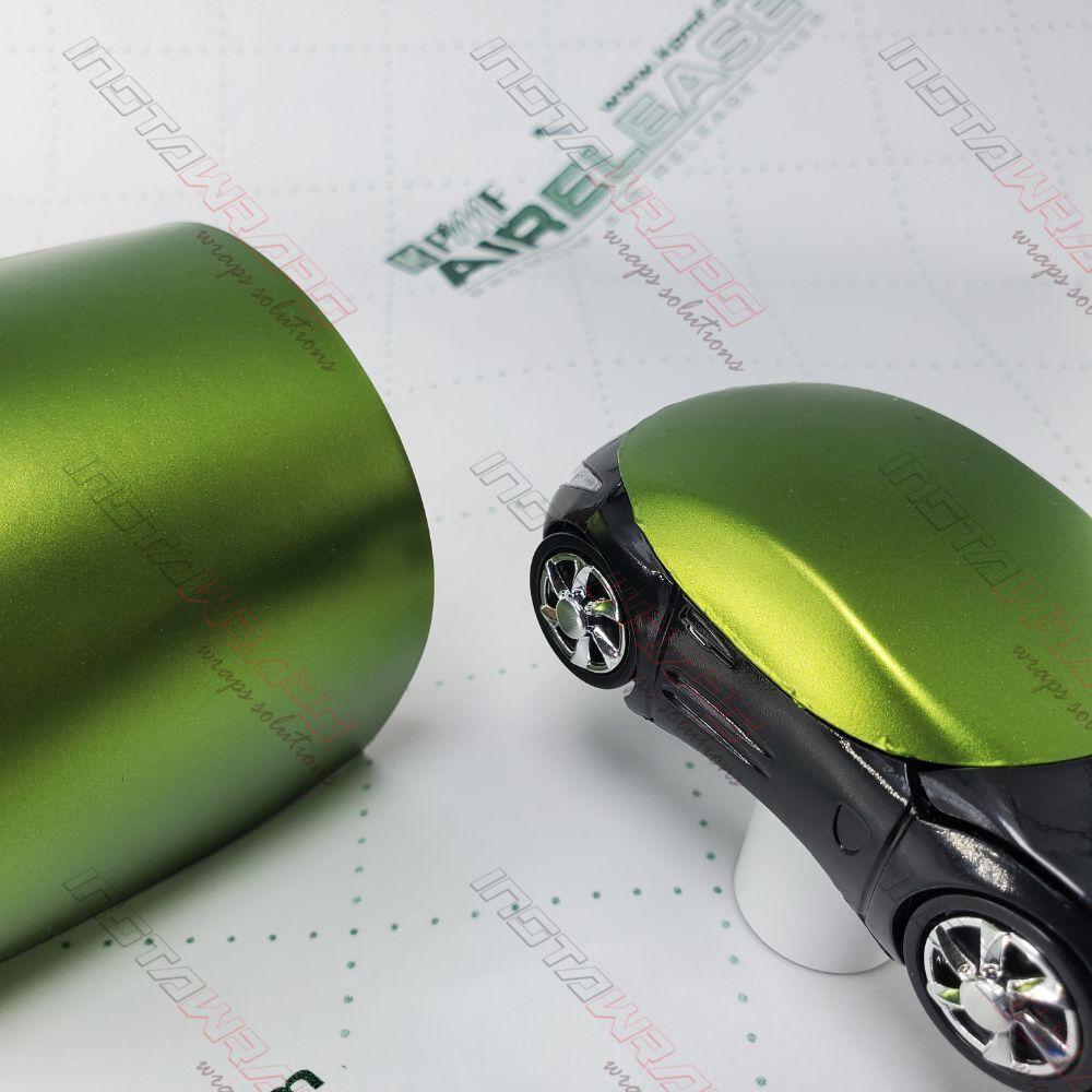 KPMF K75400 Matte Viper Green Metallic Vinyl Car Wrap | K75542