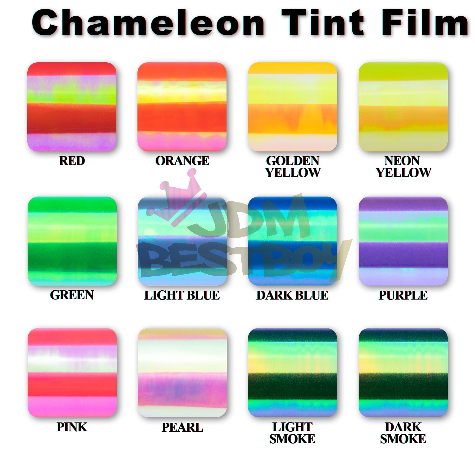 Chameleon Gloss Color Change Headlight Tint Fog Lights Tail light Vinyl Film