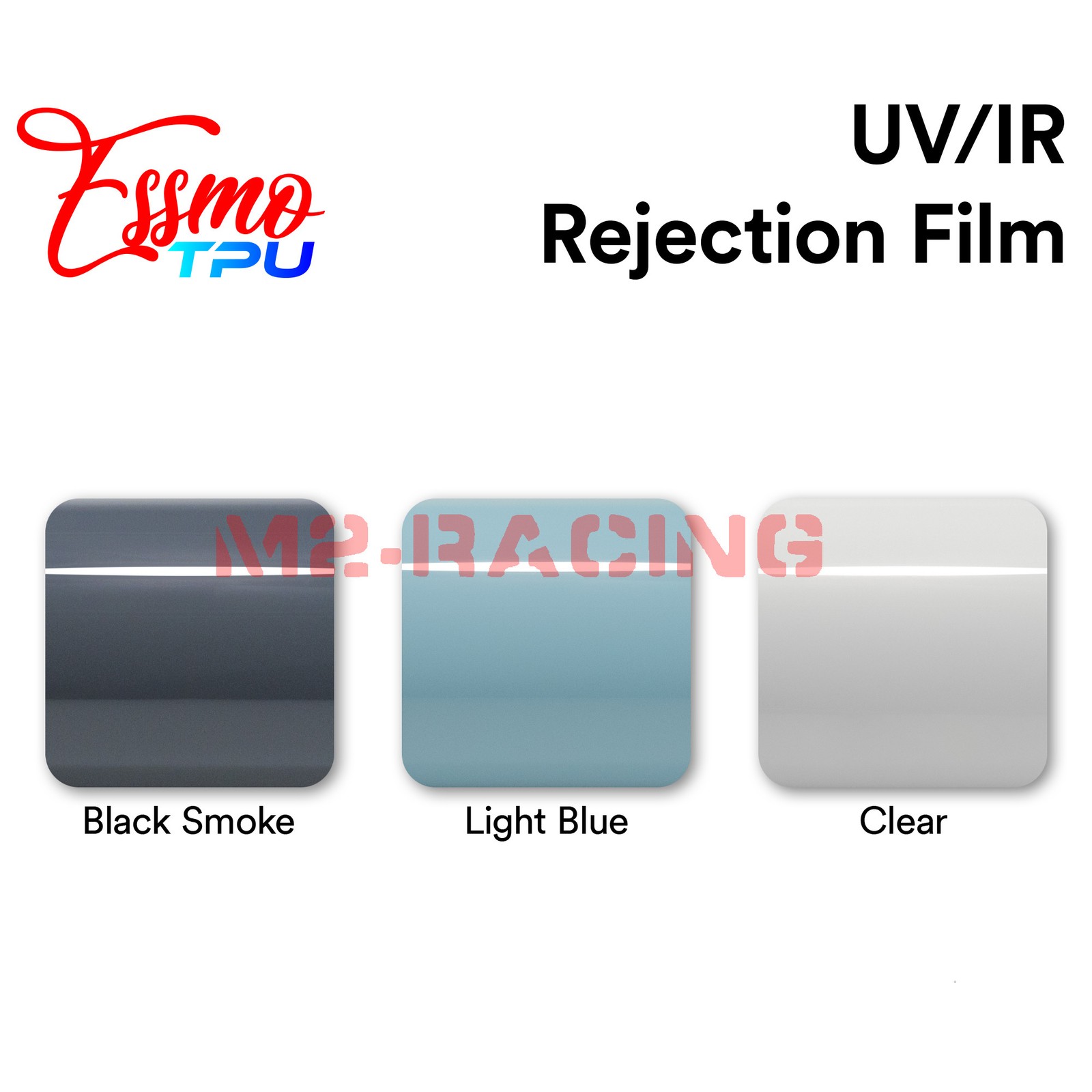 TPU Essmo Security Clear Glass Car Auto Sunroof VLT70% UV99% Windshield Sunshade