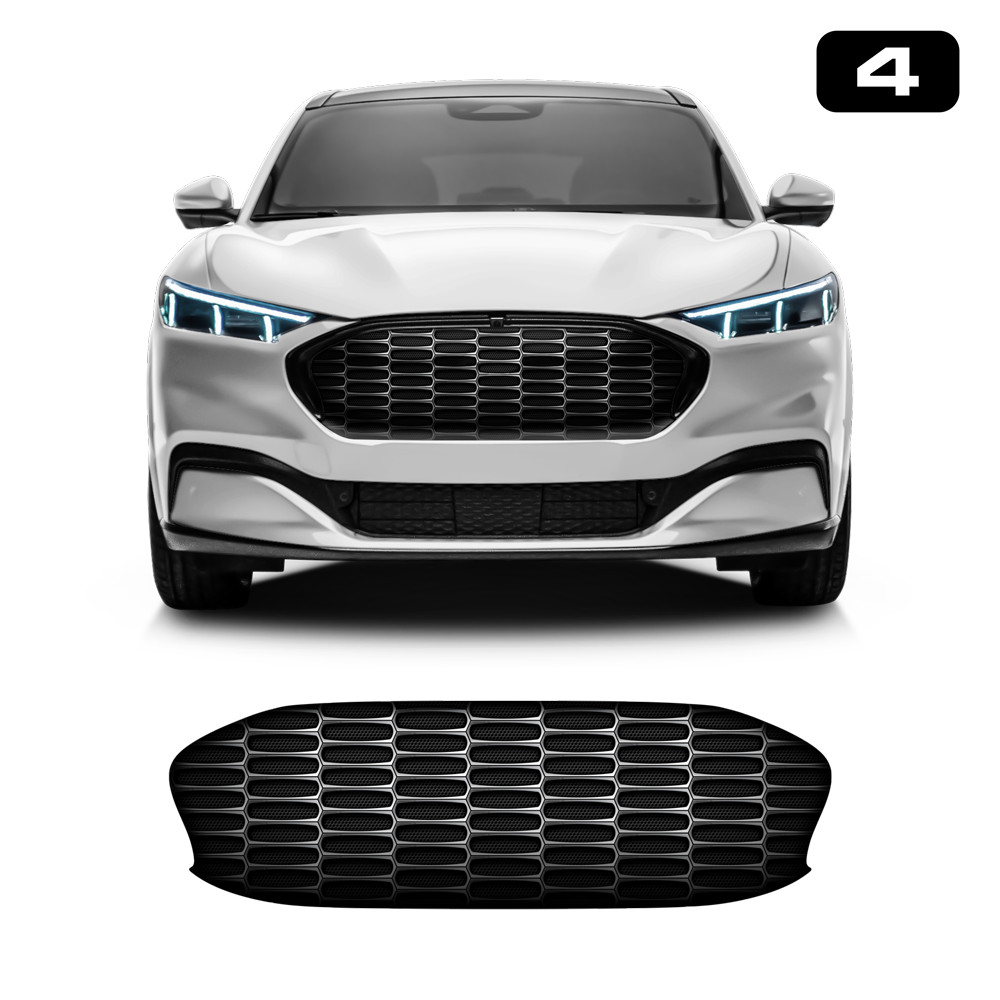 Front Grill Imitation Decal, for Ford Mustang Mach-E 2021 2022