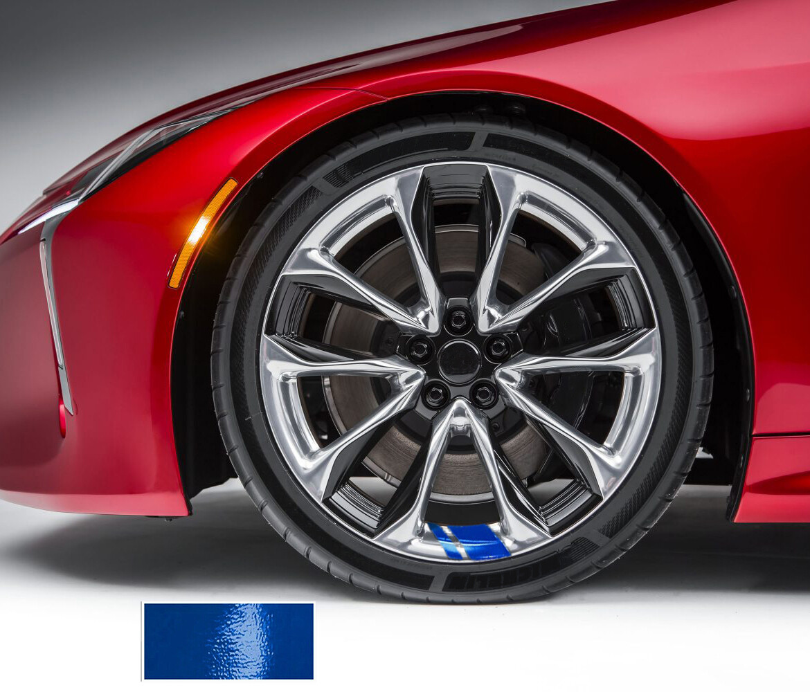 6x Universal Fit Sport Race Car Wheel Rim Hash Mark Stripe Overlay Decal Sticker