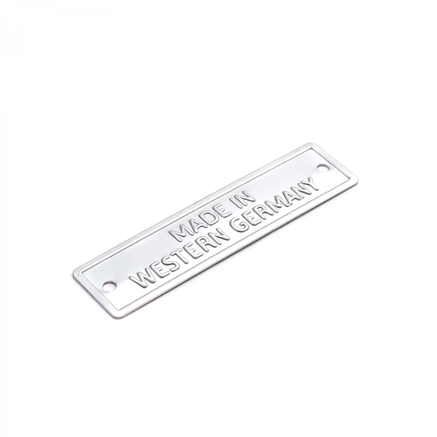 Made in Western Germany – Data Plate for VW Bug Bus Ghia & Porsche 356