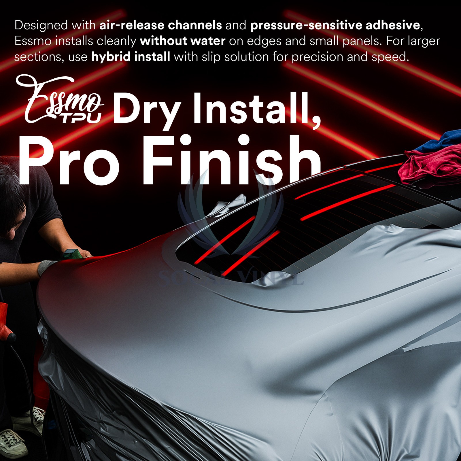 TPU Color Gloss PPF Paint Protection Film Dry Wet Apply Vinyl Wrap Air Release