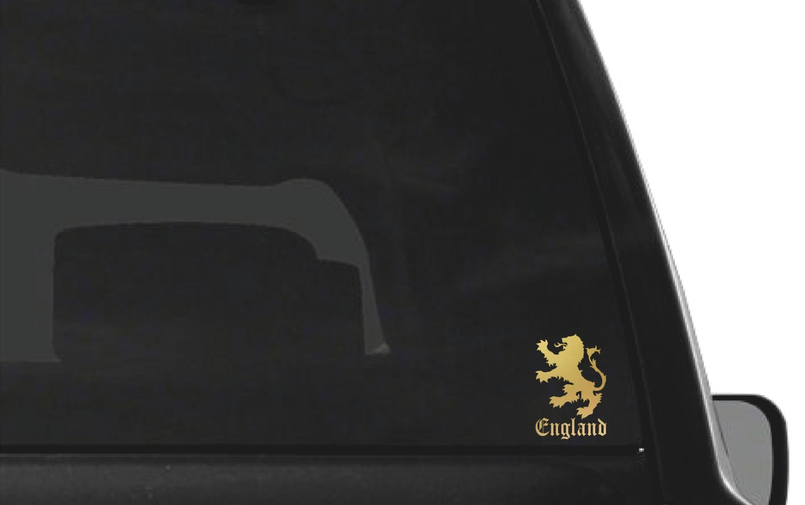 Coat Of Arms English Lion Vinyl Decal Car Window England Sticker