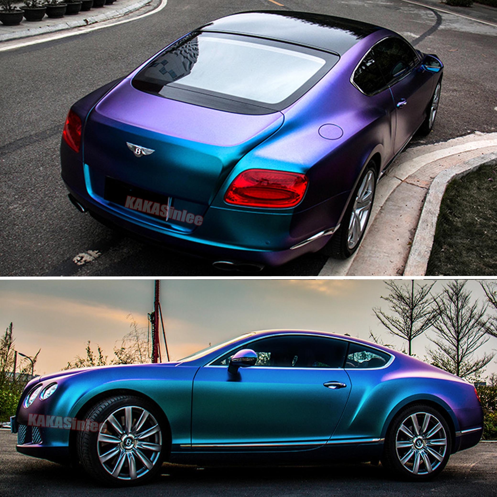 Car Wrap Chameleon Pearl Metal Satin Chrome Glitter Vinyl Sticker 50FT x 5FT US