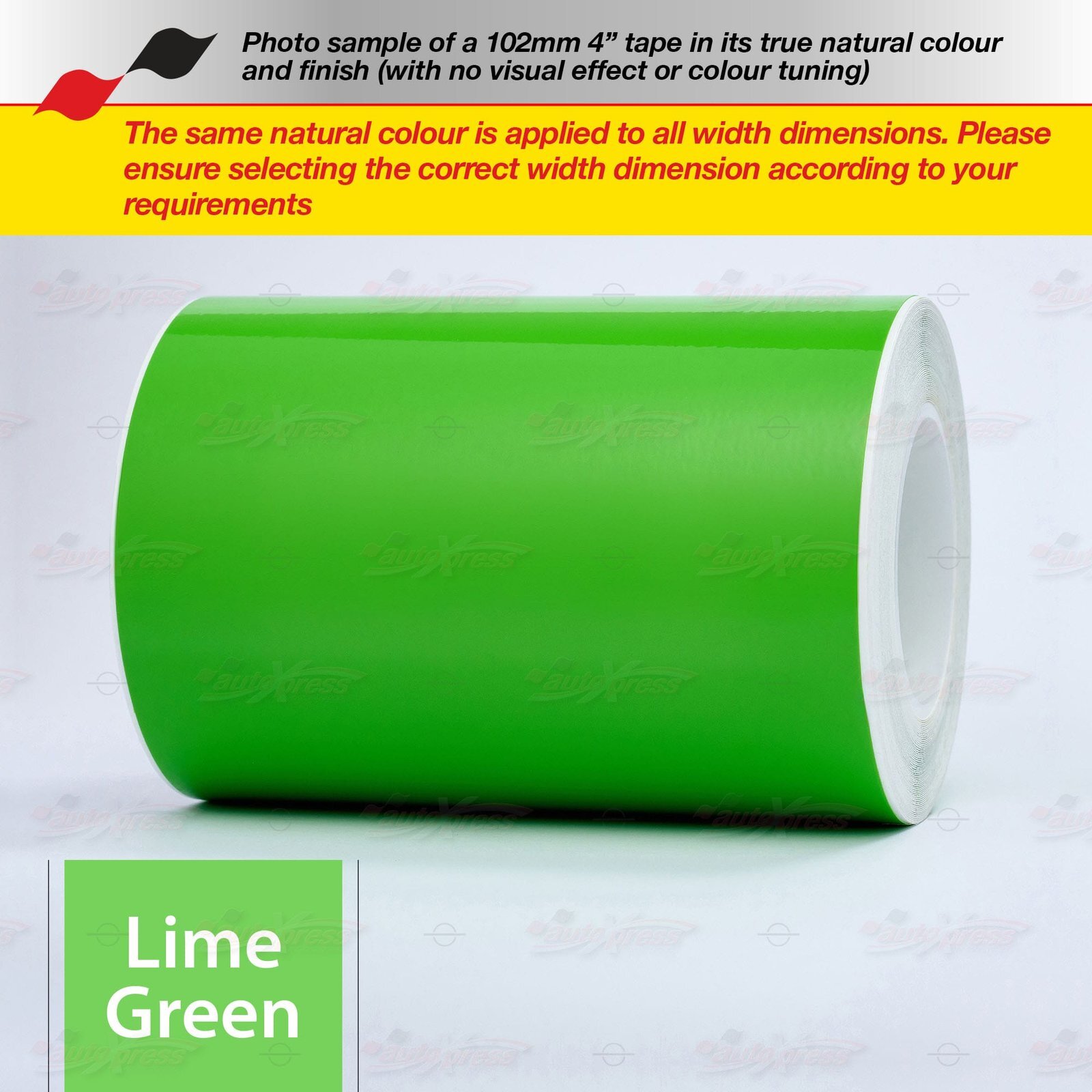 LIME GREEN 3″ 76mm Roll PIN STRIPE Car Striping Line TAPE Decal Vinyl Sticker