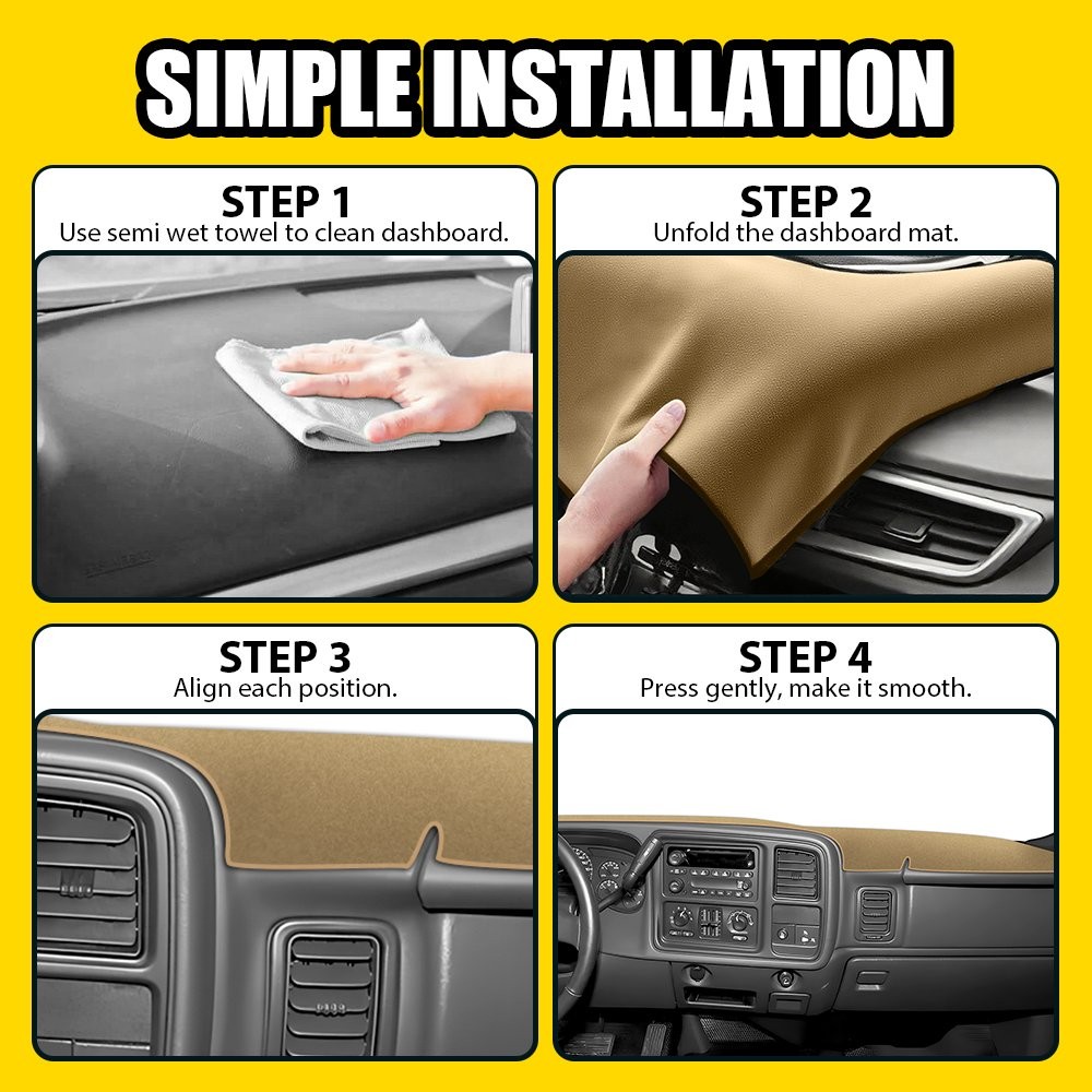 For 1999-06 Chevy Silverado GMC Sierra 1500 2500 3500 Dash Pad Black Gray Beige