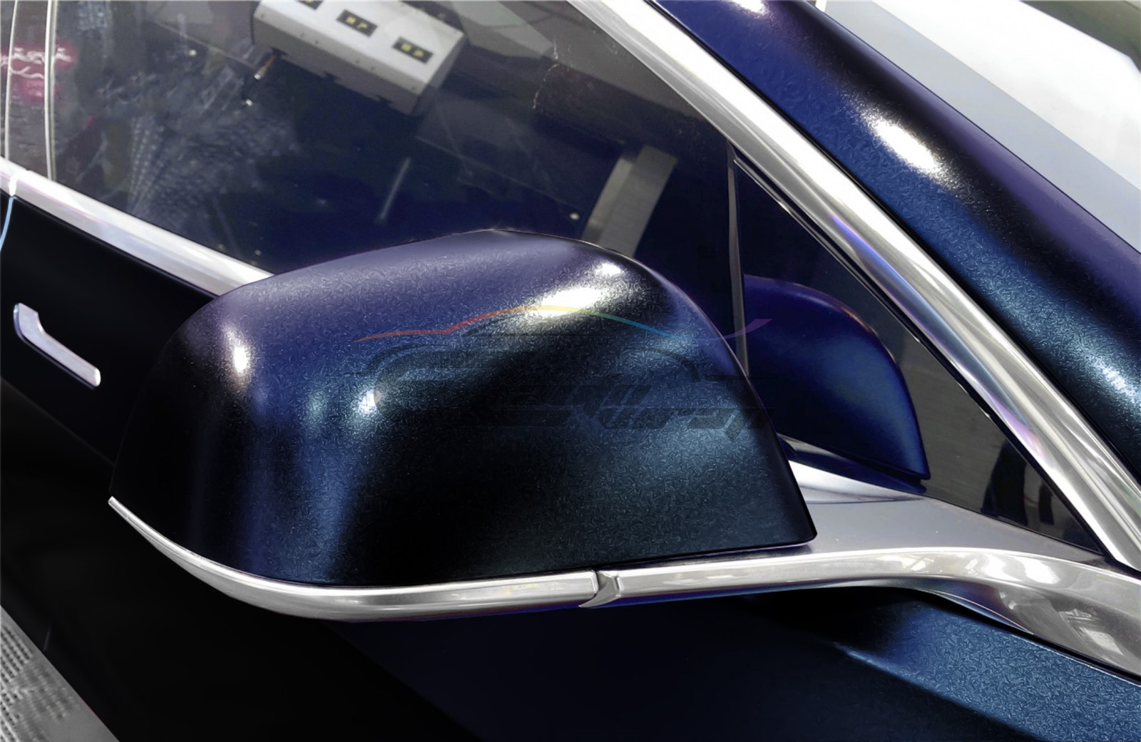 Galaxy Dust Matte Midnight Blue Metallic Car Sticker Decal Vinyl Wrap Sheet Film