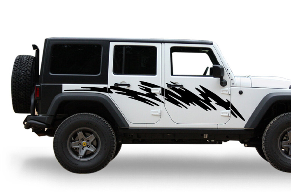 Decal For Jeep Wrangler JK JL Rubicon Sahara Willys Sport graphics design 2023