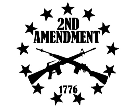 Second Amendment Vinyl Decal Car Truck Laptop 2nd Amendment Freedom Sticker