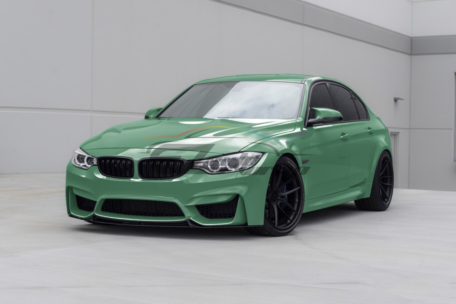 ESSMO PET Super Gloss Auratium Green Vehicle Vinyl Wrap Decal Sheet Like Paint