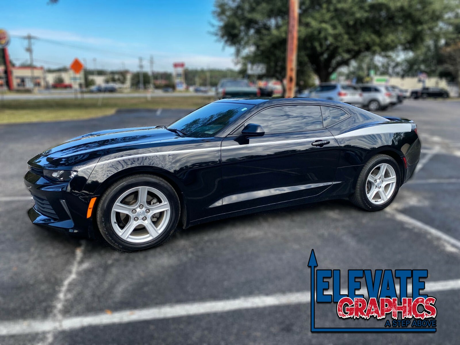 2010-2024 For Chevy Camaro Stripes Side Sling Graphics 3m Decals Vinyl Stickers