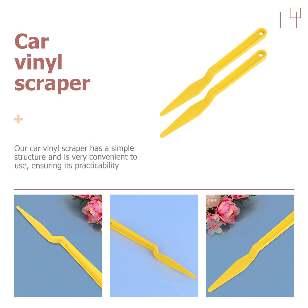 2 Pcs Window Tint Corner Tool Mini Squeegee Vinyl Application for