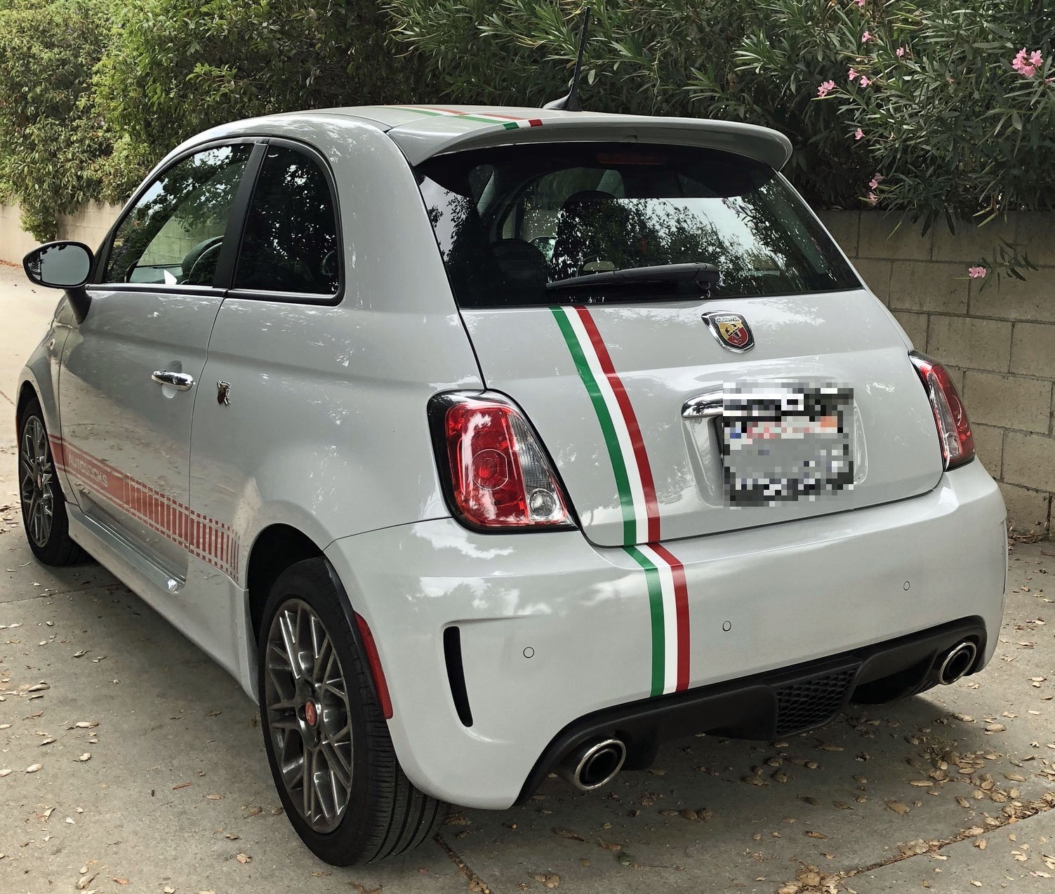 Rally Turbo Racing Decals Stripes Italy Flag Fits Fiat All vehicles and Models