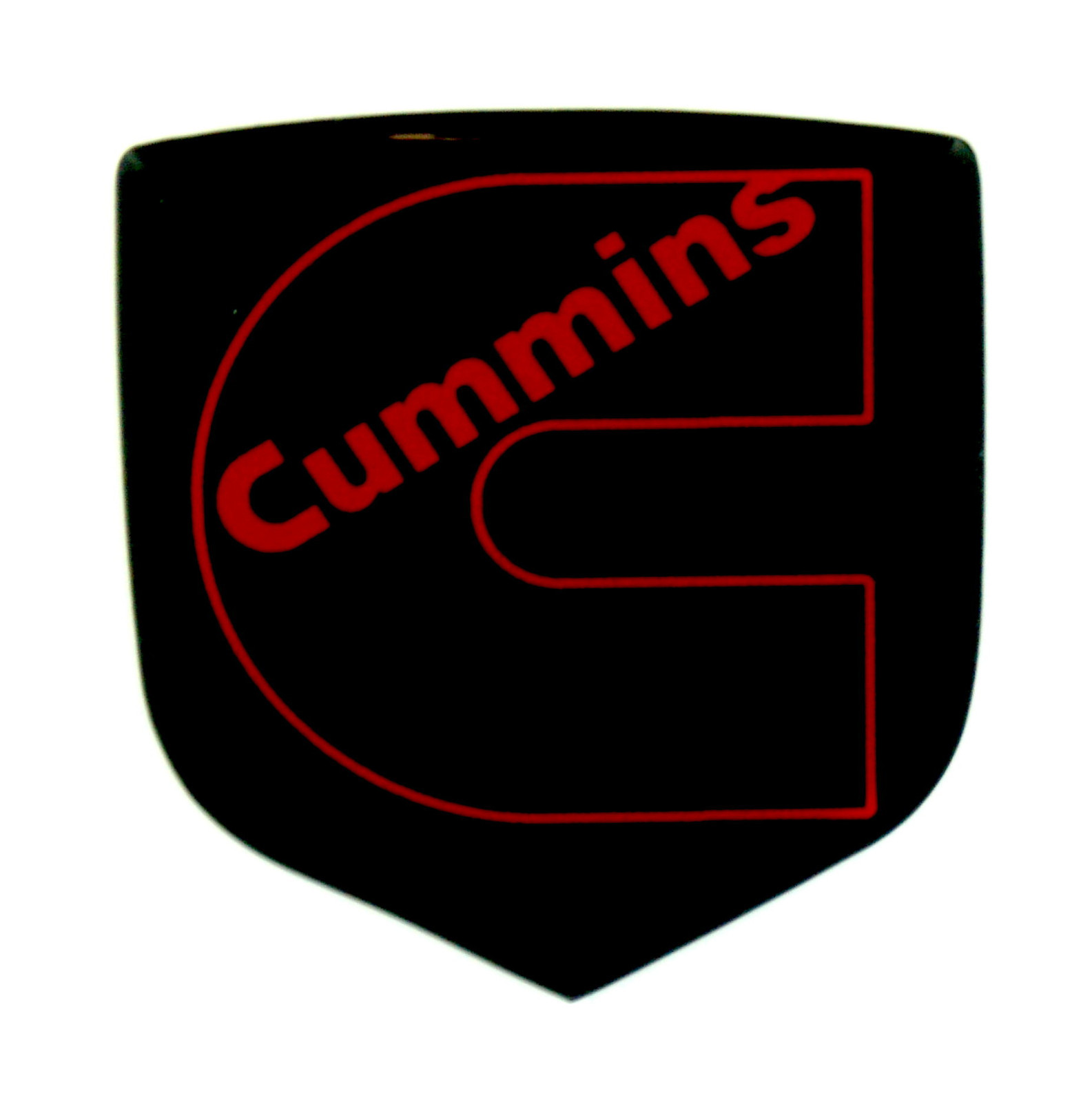 GRILLE EMBLEM fits RAM DIESEL 2006-2010 Black/RED Outline