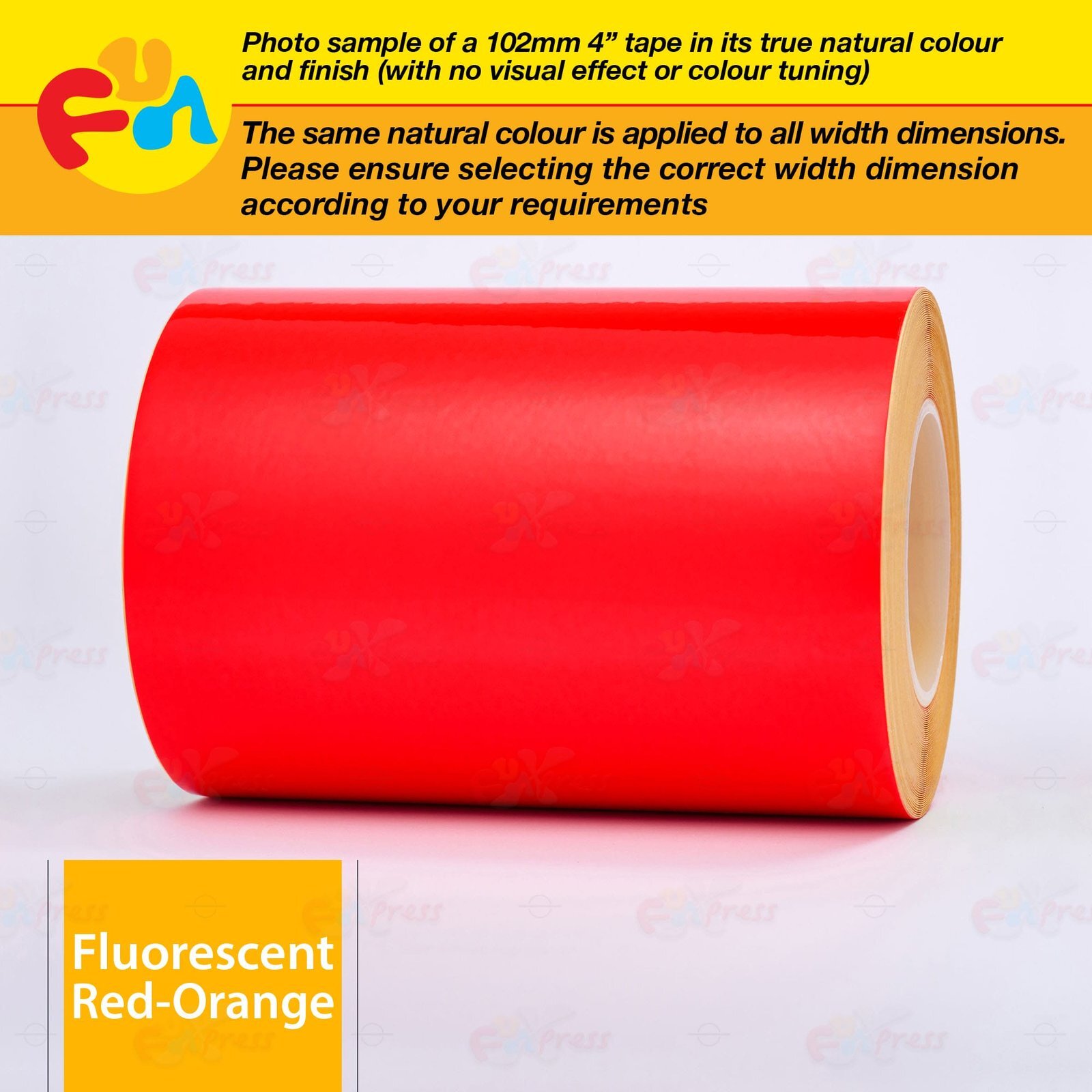 BRIGHT RED-ORANGE 3/4″ 19mm PIN STRIPE Car Model Streamline TAPE Vinyl Sticker