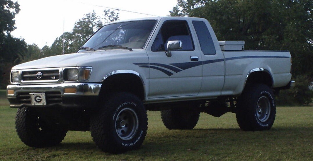 VINTAGE STYLE RETRO VINYL DECALS, GRAPHICS, FITS 89 TO 94 TOYOTA PICKUP
