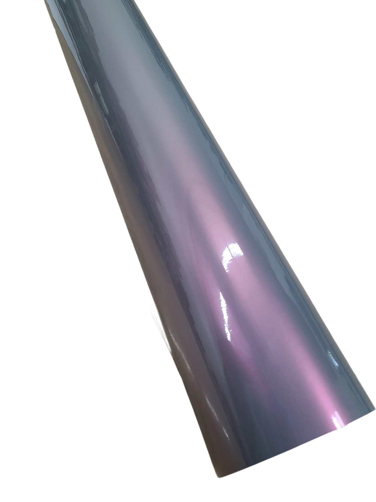 Gloss Gray Deep Purple Color Shift Flip Vinyl Car Wrap Air Release Sticker Film