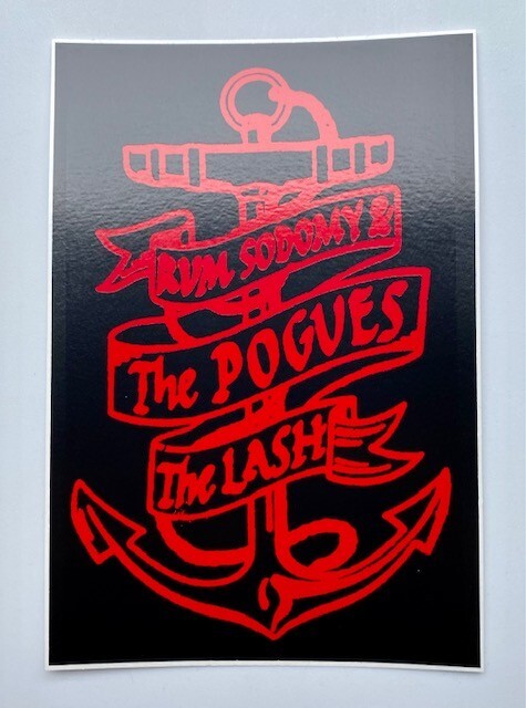 The Pogues Sticker Vinyl Decal Car Bumper Punk Rock 4″ X 6″ (398)