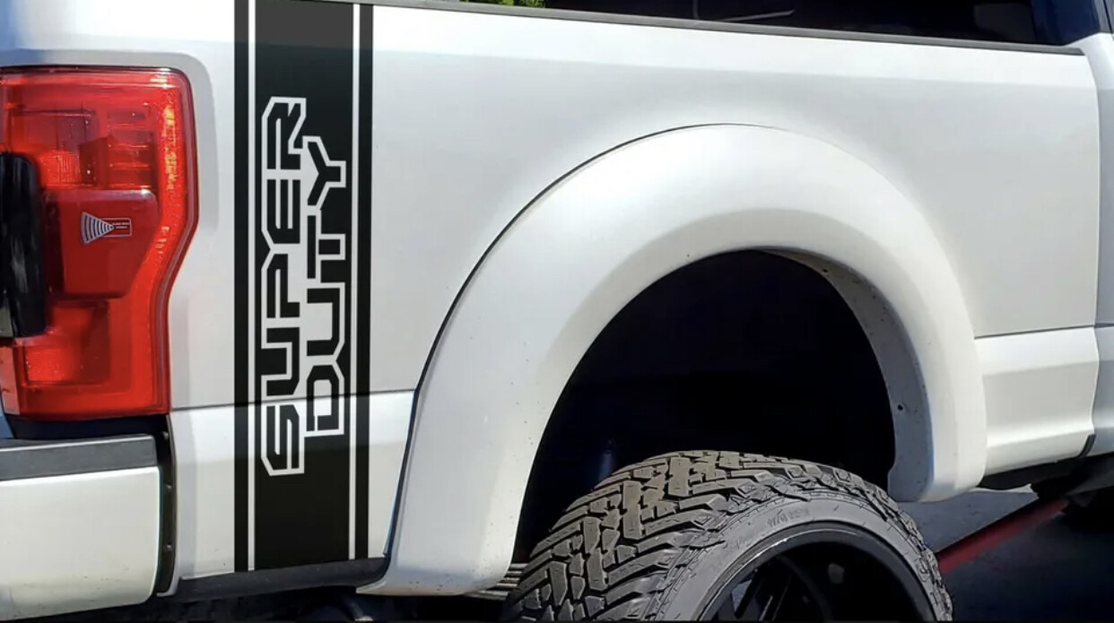 Vinyl Stickers Decal Graphics For Ford F250 F350 Fits Super Duty Truck Stripes