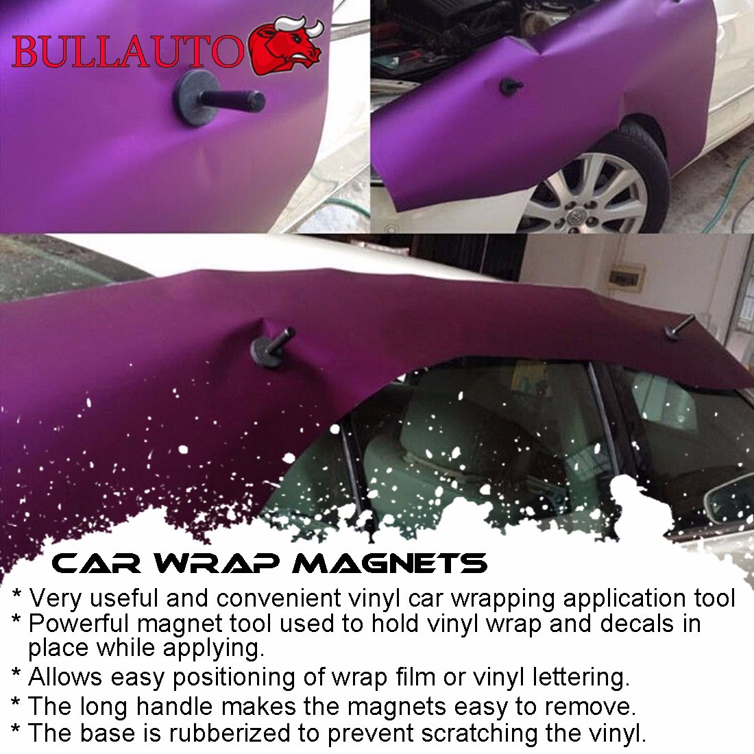Professional Car Window Tint Tools Kit Decals Wrap Vinyl Squeegee Application US