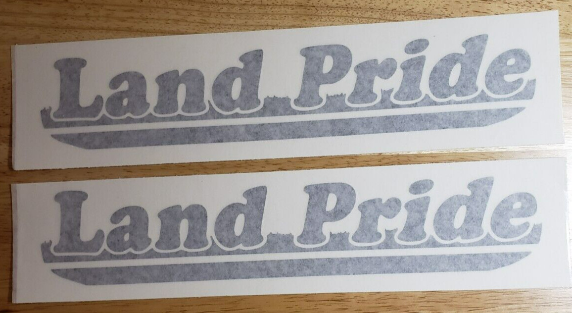 Land Pride Attachments 24” Decals x2 Farm Equipment Decals Stickers FAST USA