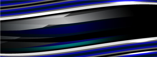Abstract Blue Stripes Graphic Wrap Decal Vinyl Motorcycle Bike ATV Car Scooter