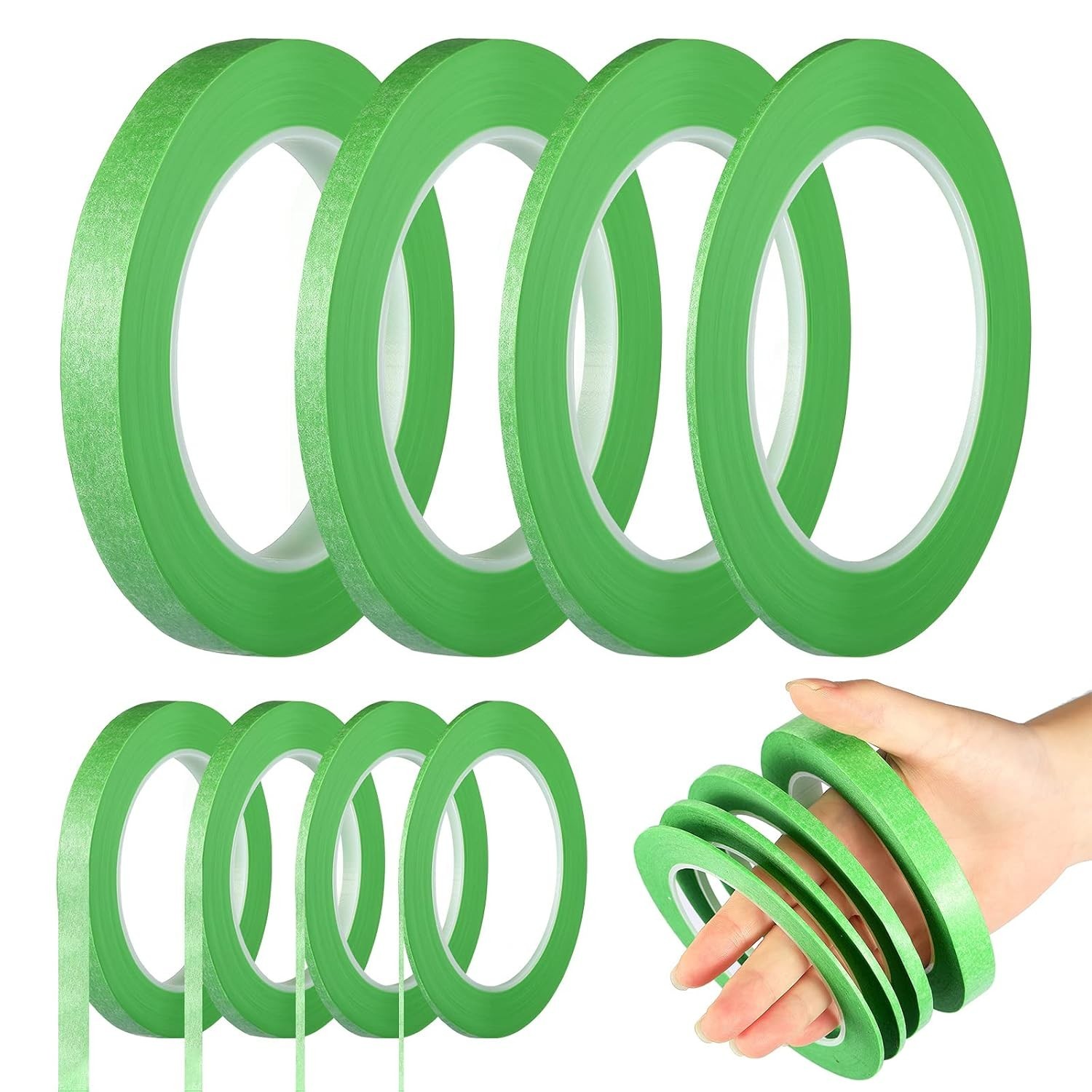 DIY Artists’ Choice: 4 Rolls of Precision Masking Tape for all Paint Projects