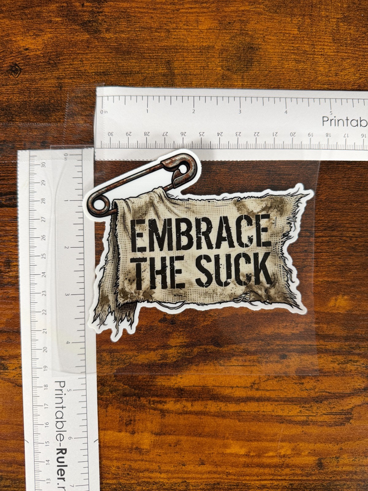 Embrace The Suck decal sticker