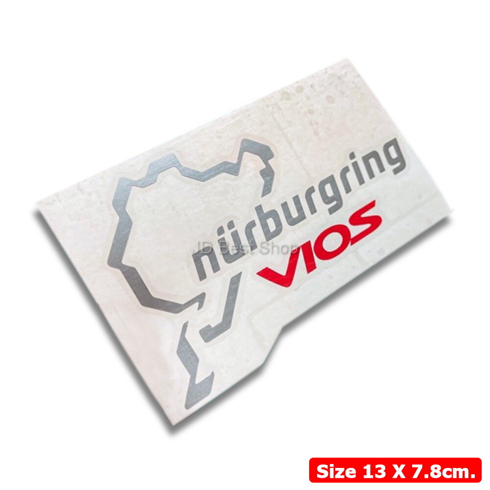 ์์Nurburgring Edition Sticker Diecut JDM Vinyl For Toyota Car Altis Vios Racing